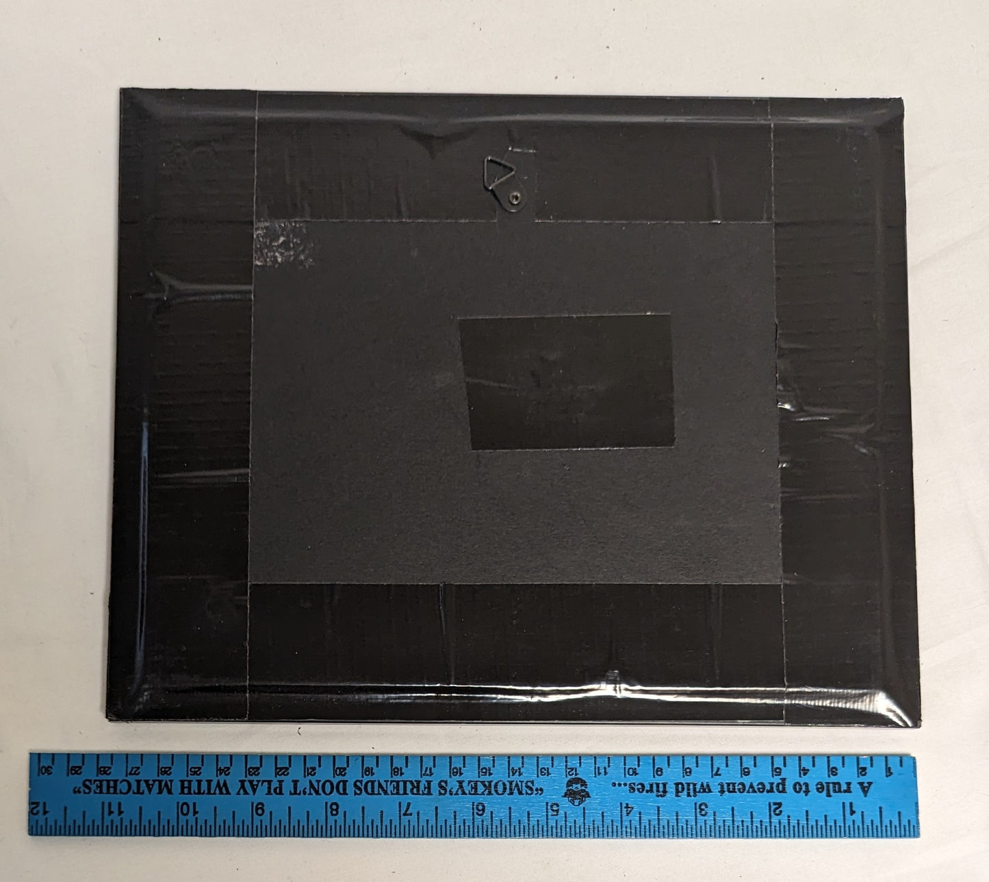 Art Hand Painted on Canvas board in frame under glass " Elk Bugles at Dusk"