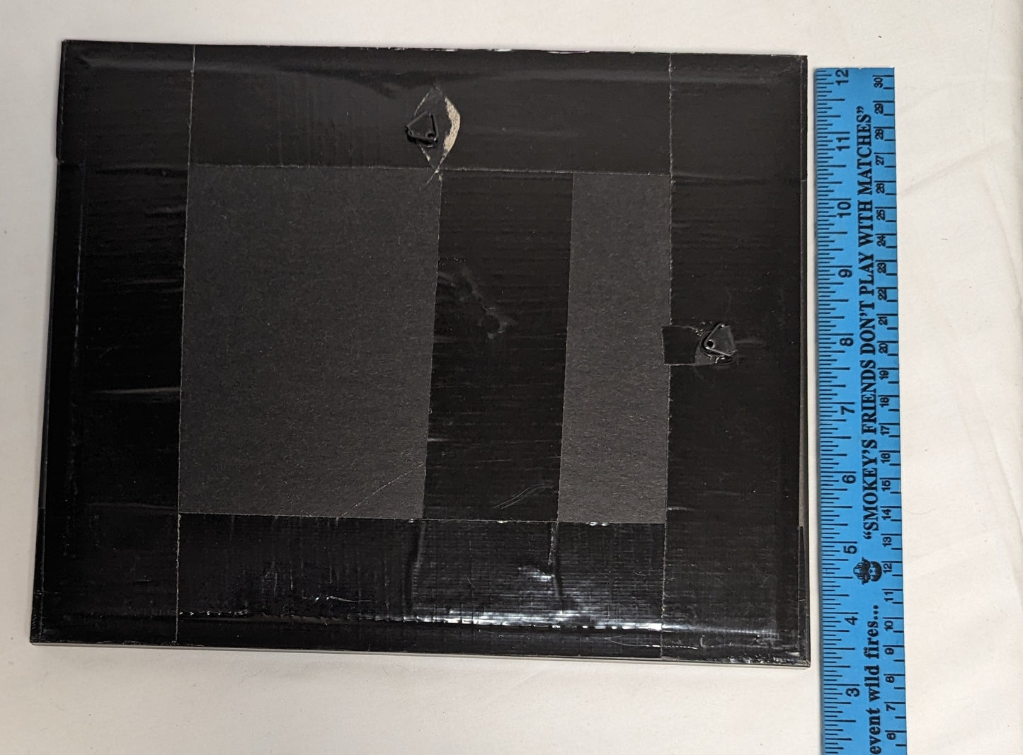 Art Hand Pyrography Burned and Scroll Sawn Cutout Emblem " Wolf Howl"  in frame under glass