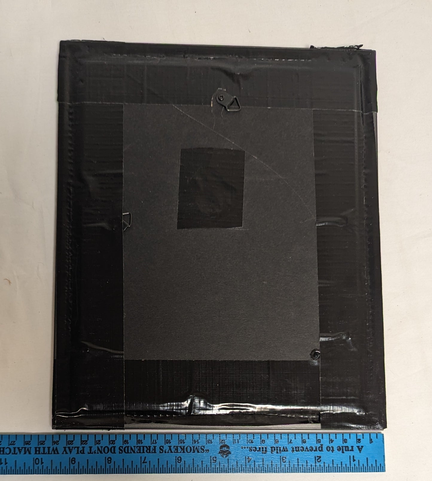 Art Handmade Pyrography on wood  " Buck in Forrest"  in frame under glass