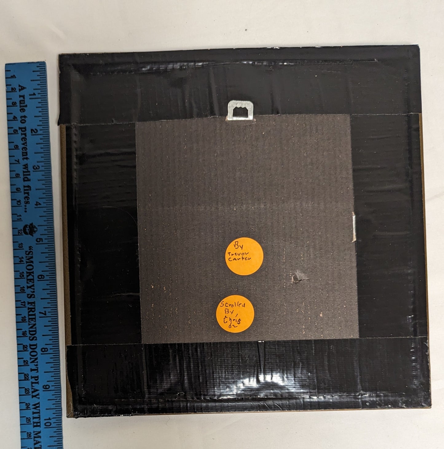 Art Handmade Scroll Saw Emblem on wood   " Eagle Soaring on Arrowhead"  in frame under glass