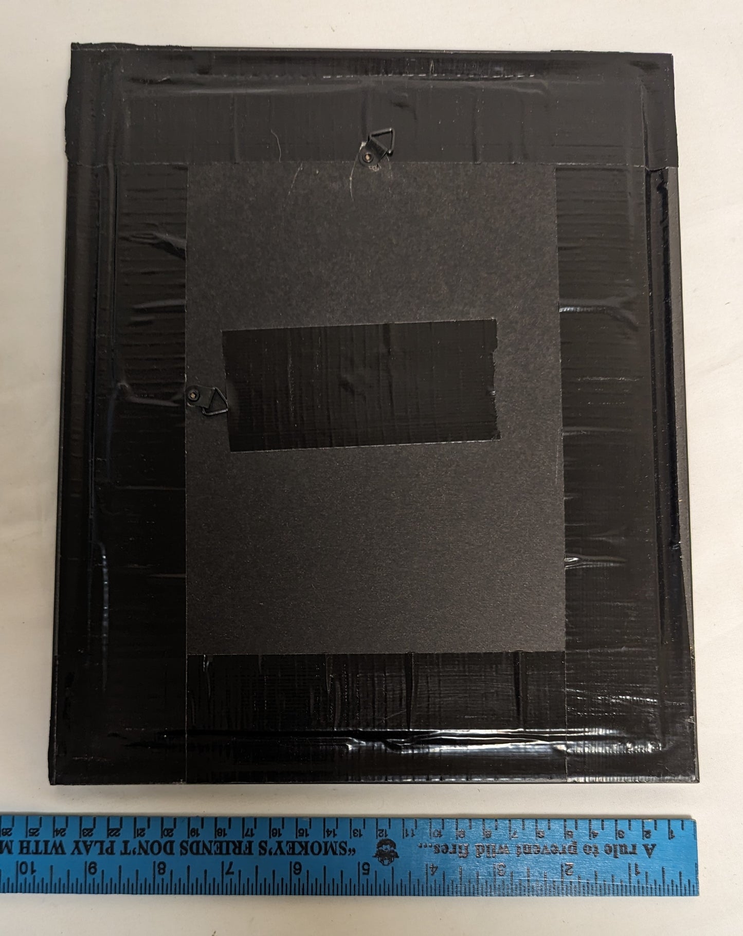 Art Scroll Sawn on wood Emblem " Grazing Horse: In frame under glass