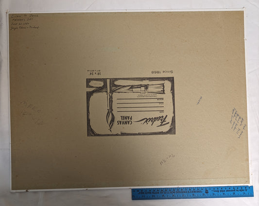 Art Vintage Hand Painted Acrylic on canvas " Sea Dunes and Sky" Autographed Seacore