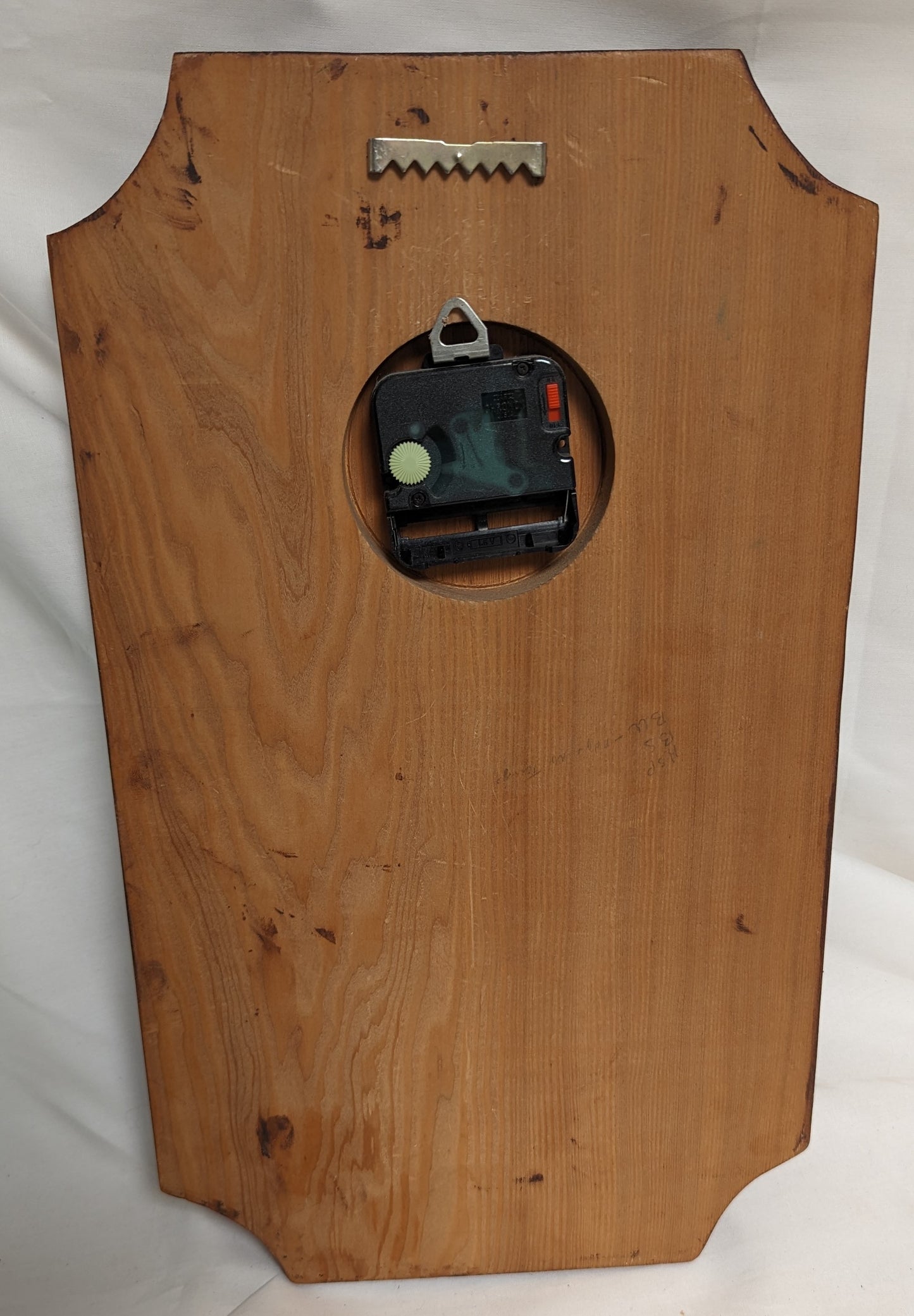 Art Vintage Hand Painted on Wood Clock  " Mallard Duck in Flight"' Autographed