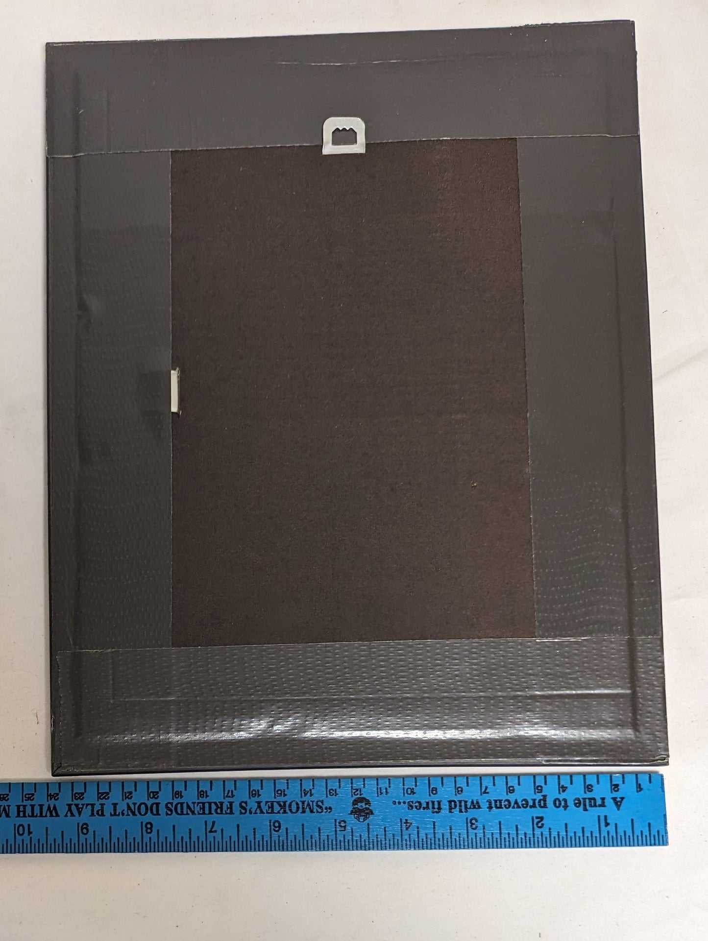 Art Vintage Rare Hand Pyrography on wood " Two Wolves" in frame under glass