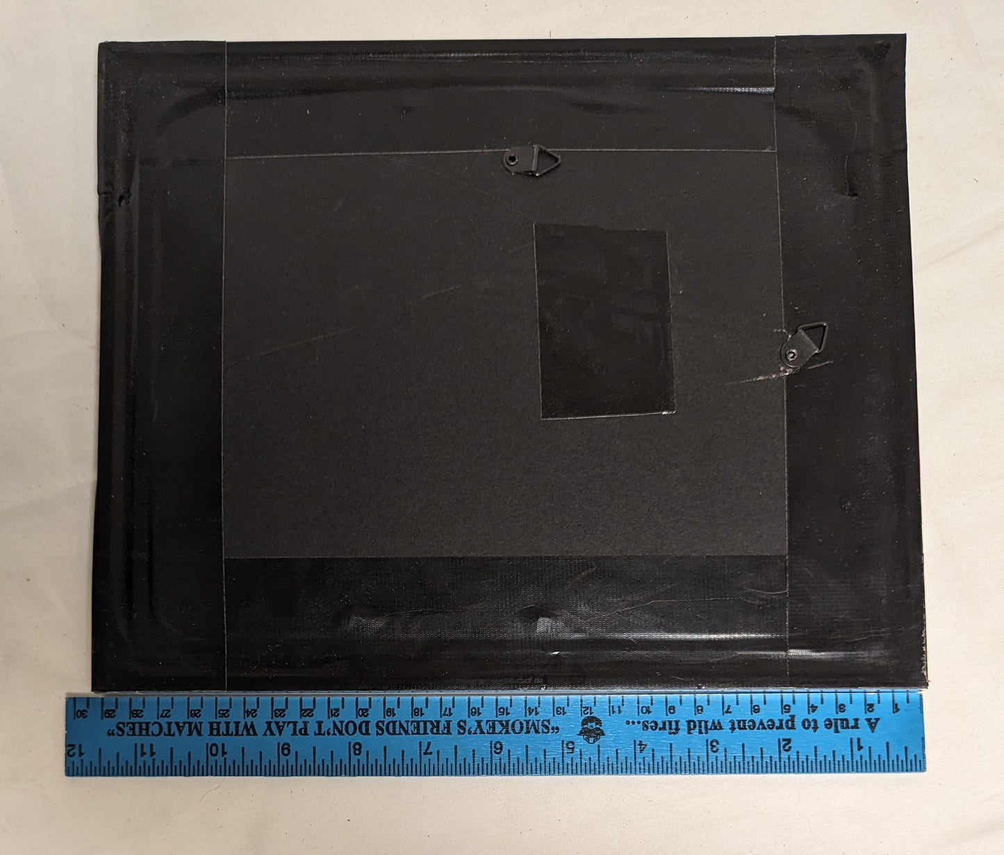 Art Hand Made Vintage Pyrography  " Shaggy Dog" In Frame under Glass