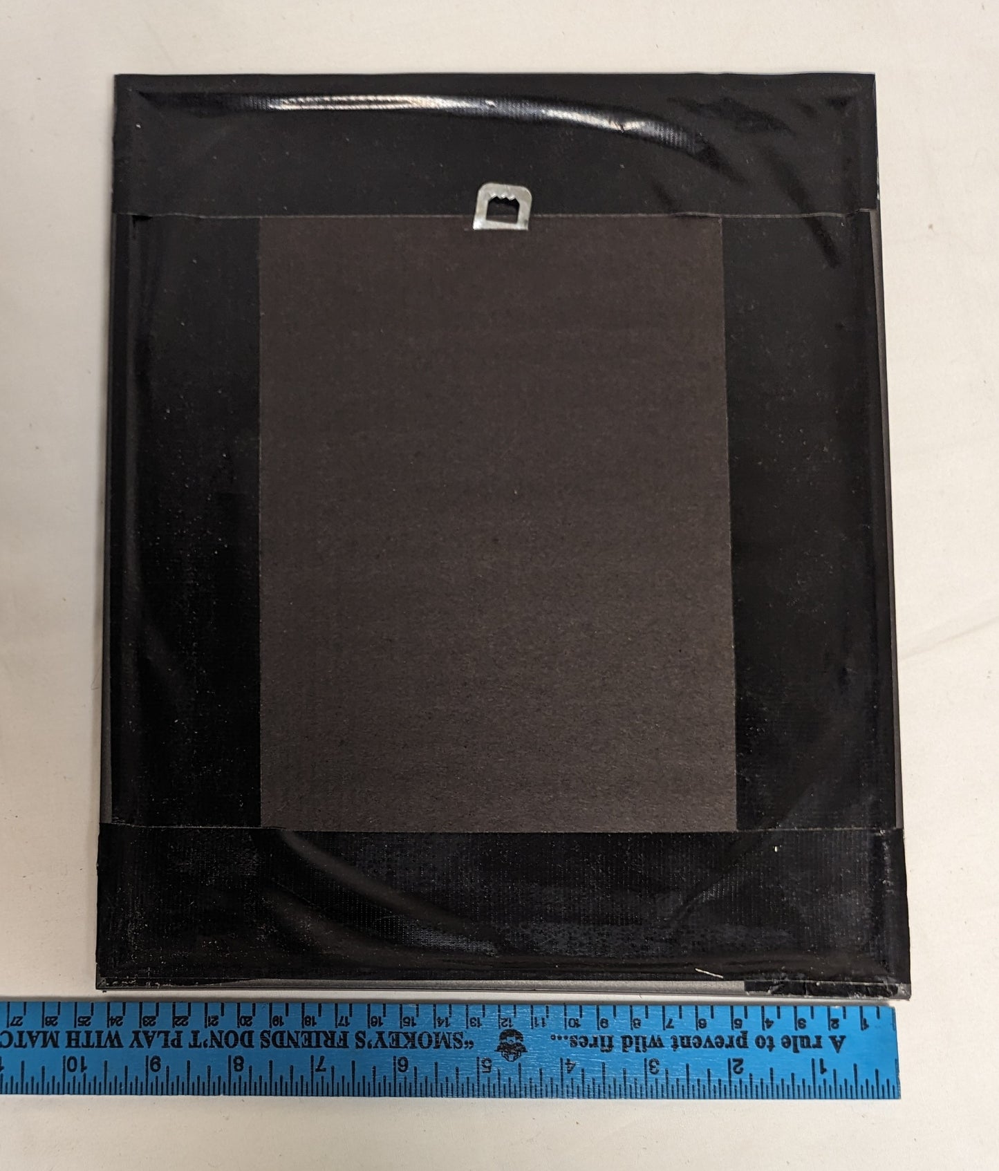 Art Hand Made Vintage Mixed Media Pyrography  Scroll sawn Painting "  Light House" In Frame under Glass