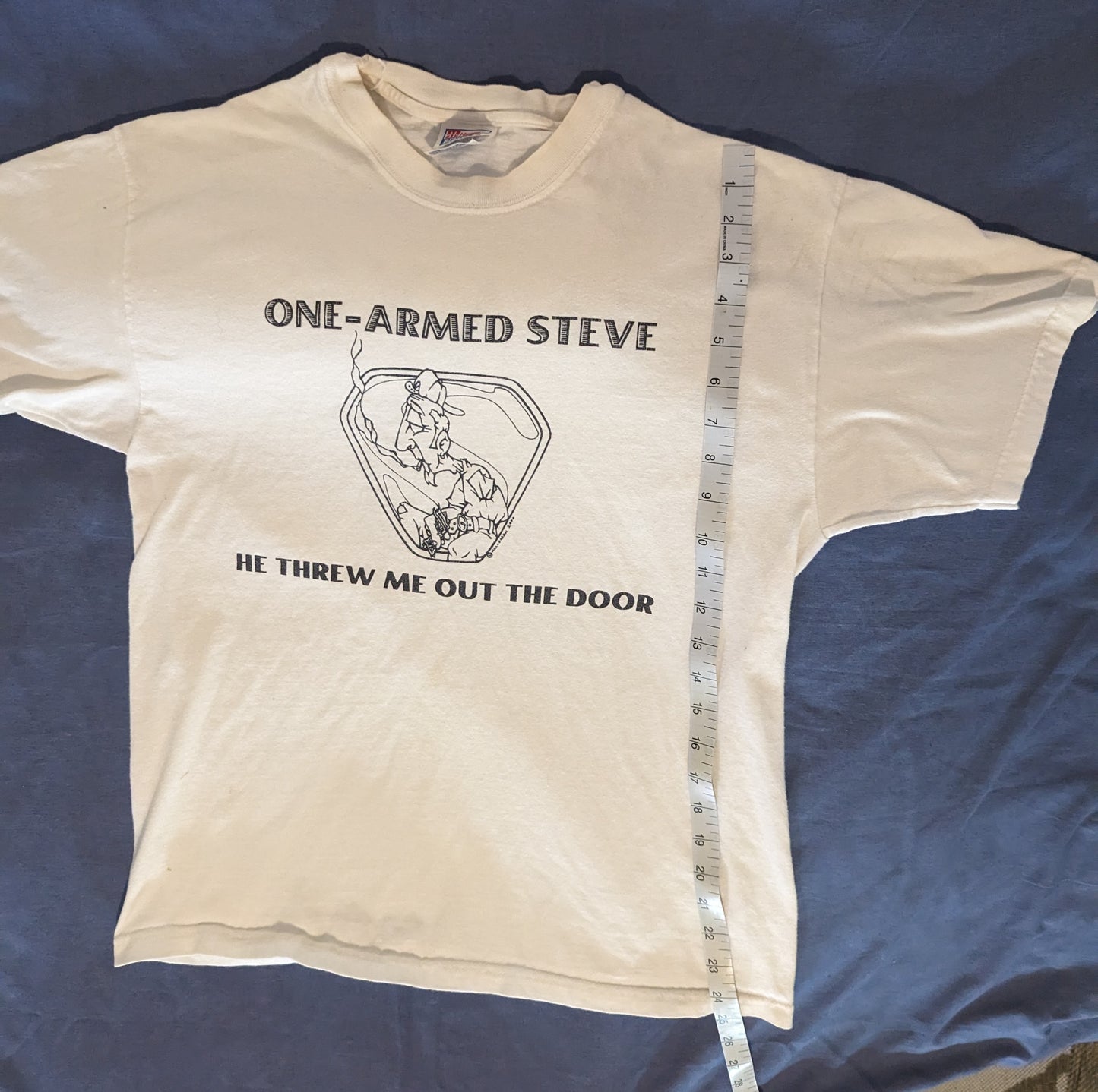 Very Rare T Shirt About a Widespread Panic Song ( One Armed Steve)
