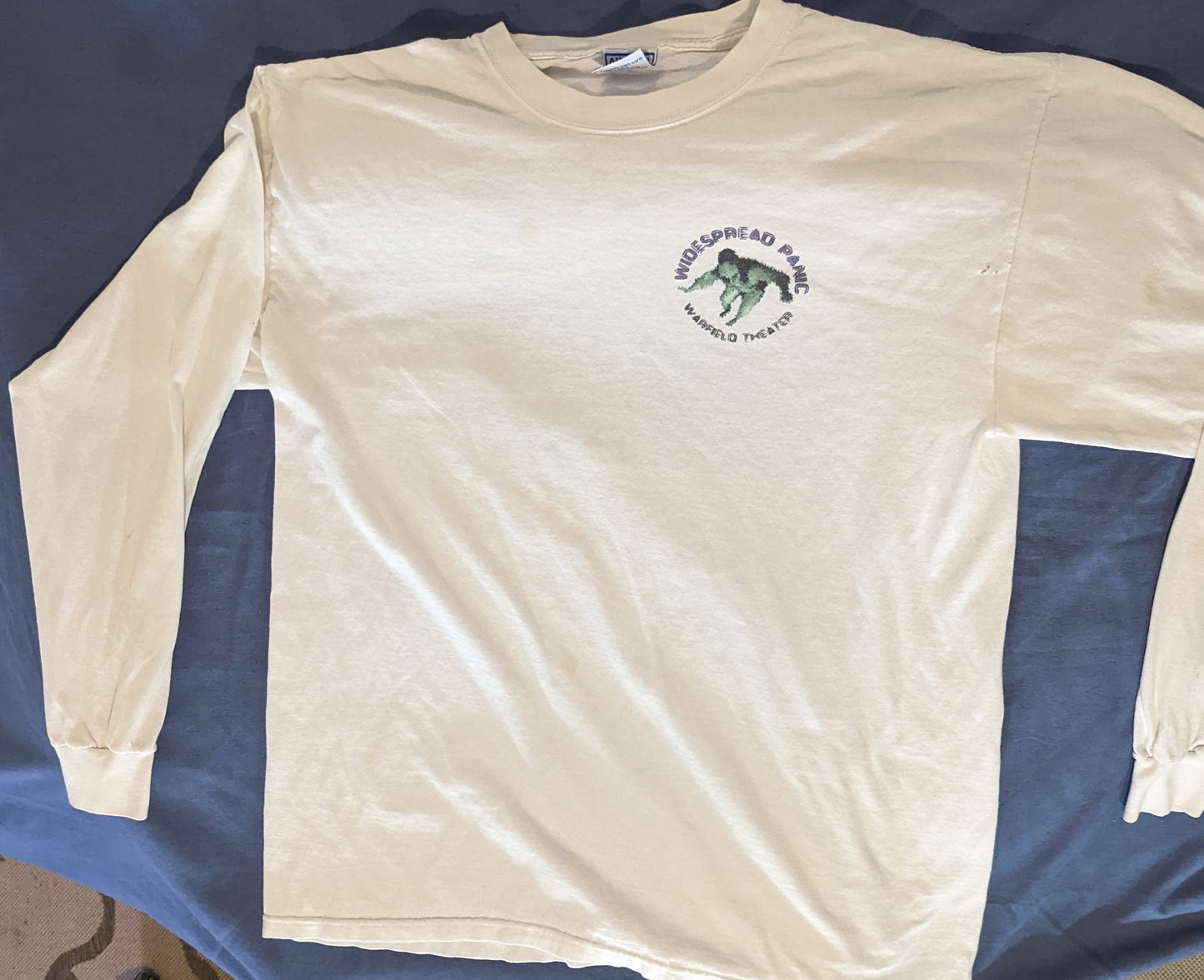 Long Sleeve Show T Shirt The Warfield Theater Widespread Panic