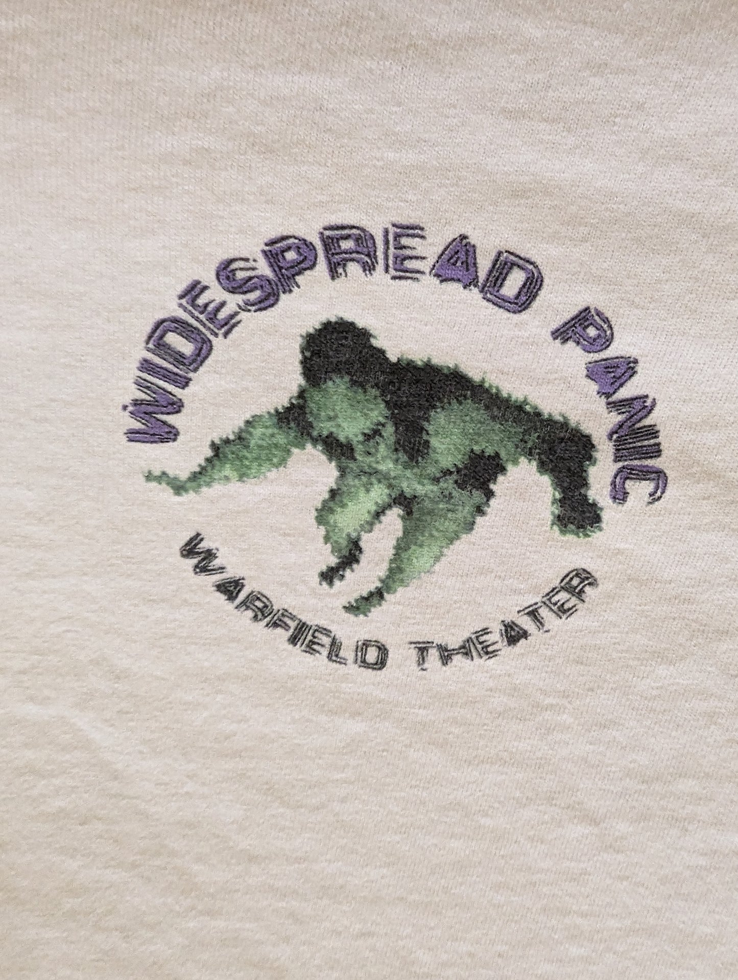 Long Sleeve Show T Shirt The Warfield Theater Widespread Panic