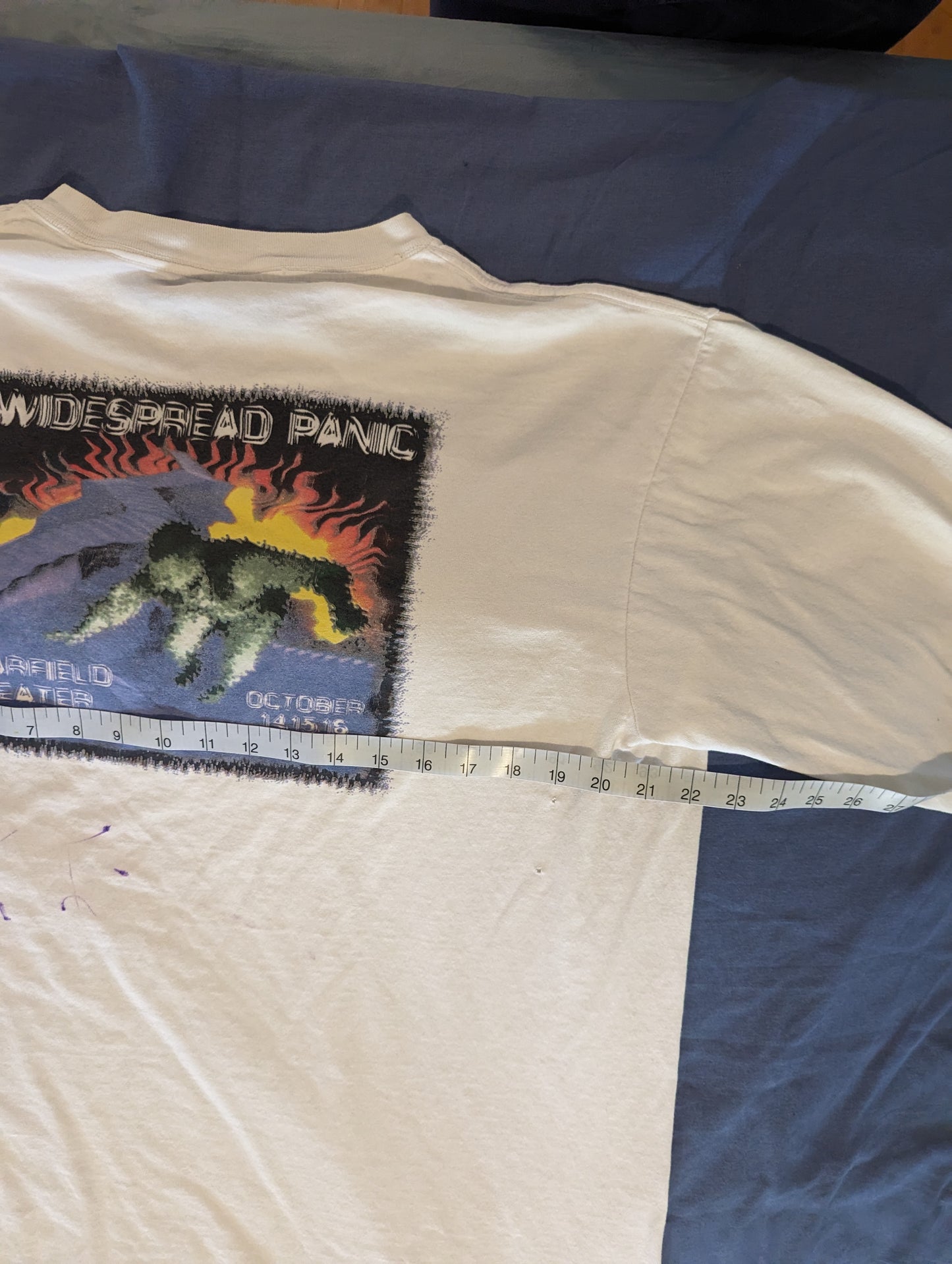 Long Sleeve Show T Shirt The Warfield Theater Widespread Panic
