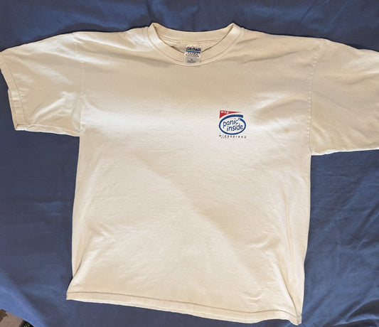 Widespread Panic Band 1998 Tour Lot shirt (WSP) Intel Logo ( Panic Inside )