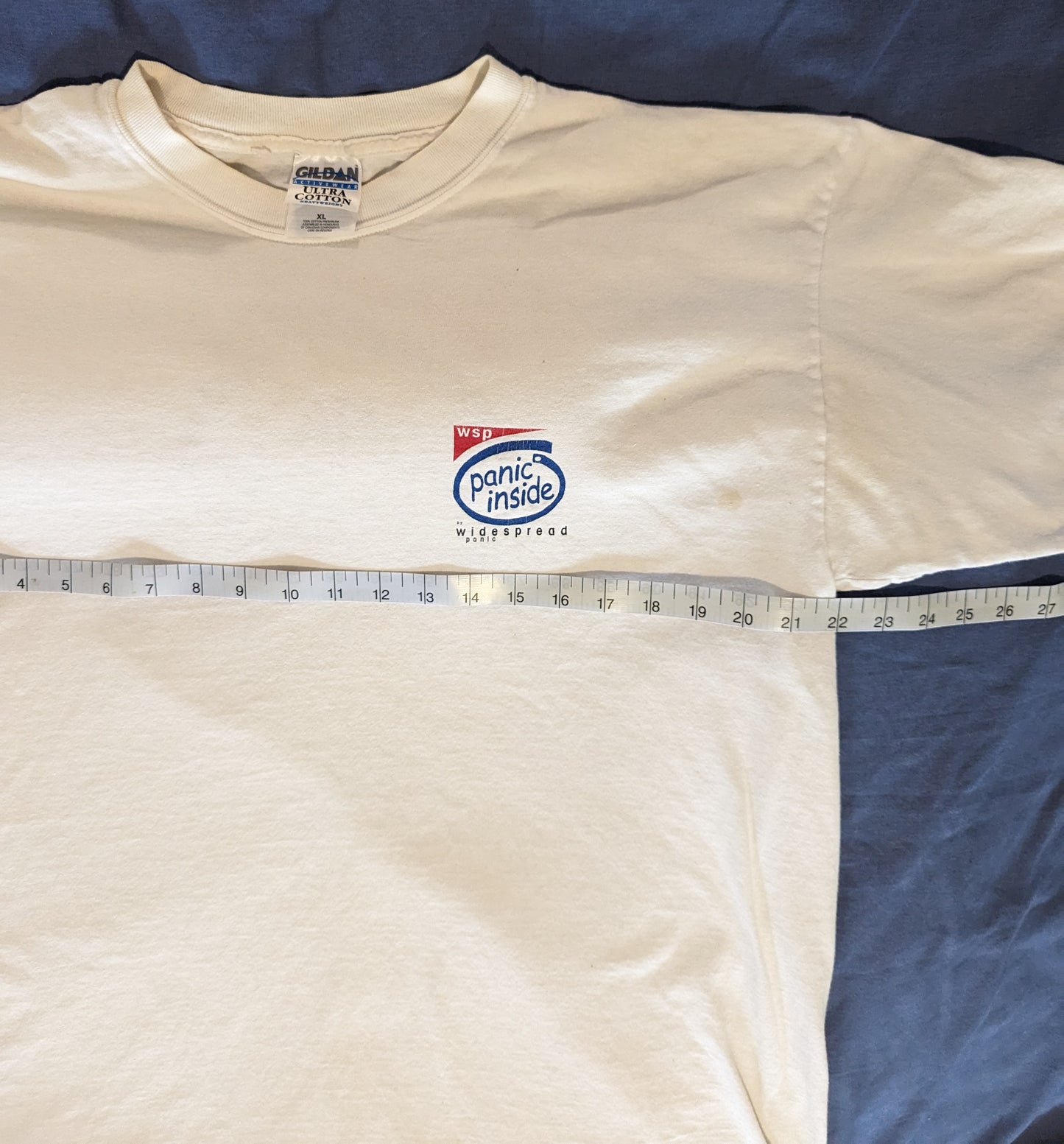 Widespread Panic Band 1998 Tour Lot shirt (WSP) Intel Logo ( Panic Inside )