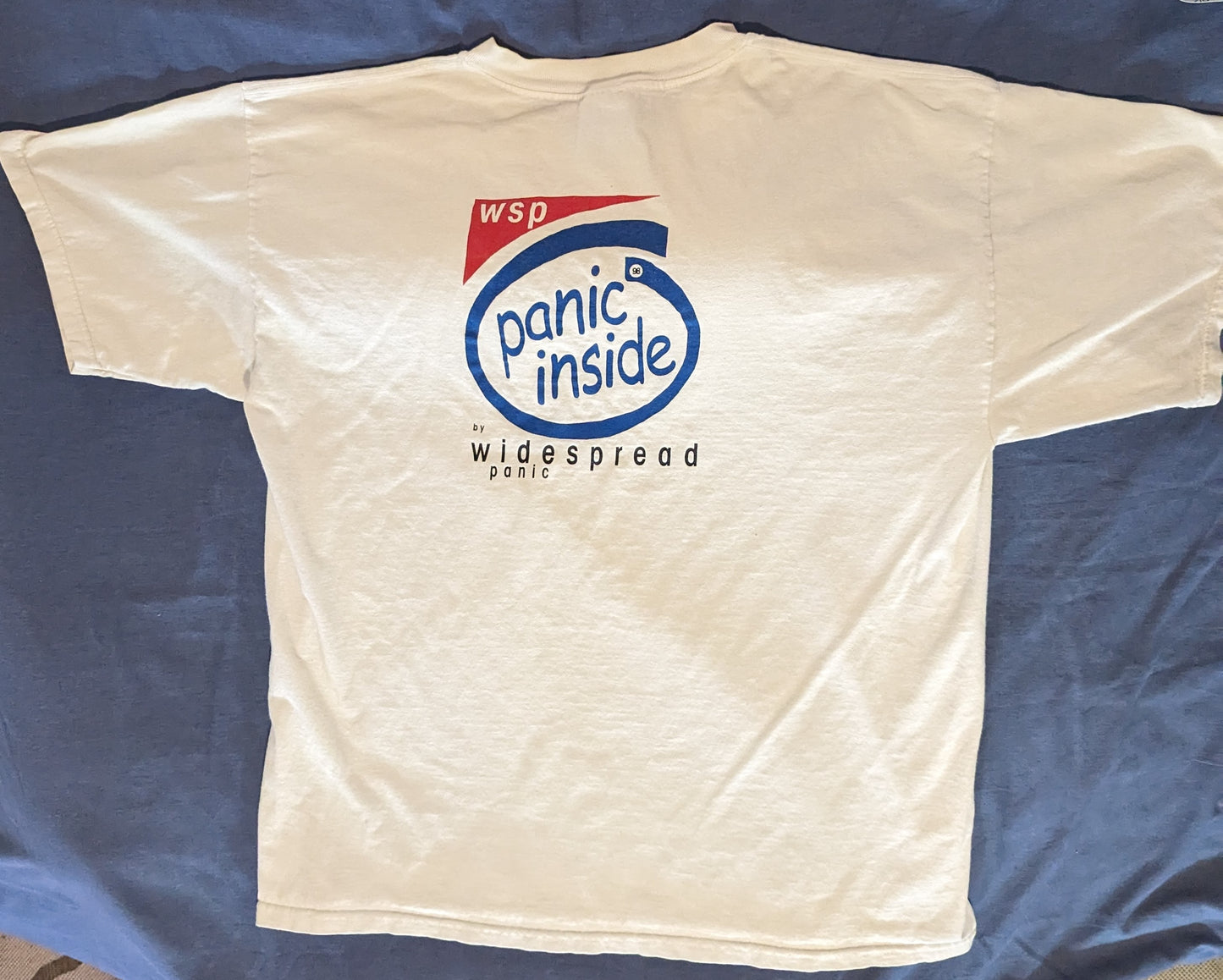 Widespread Panic Band 1998 Tour Lot shirt (WSP) Intel Logo ( Panic Inside )