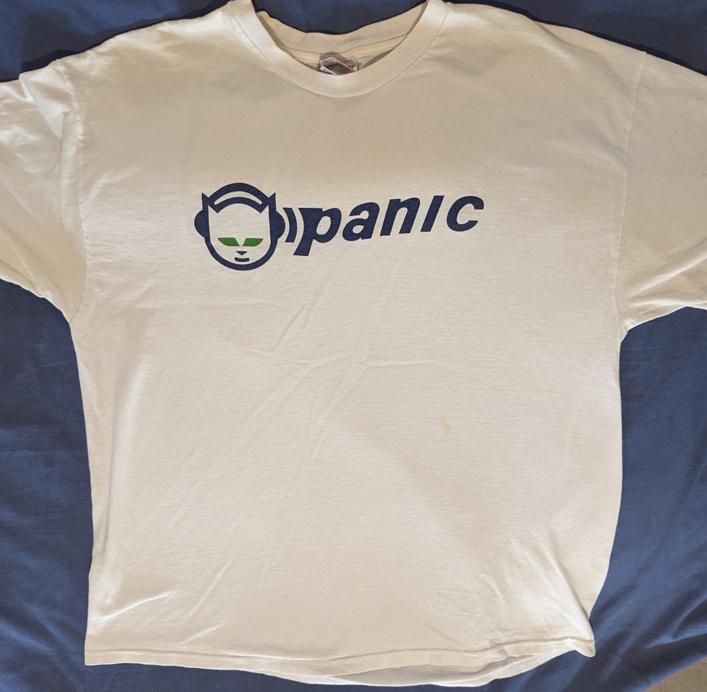 T Shirt Widespread Panic Napster  Cat Logo Lot Shirt