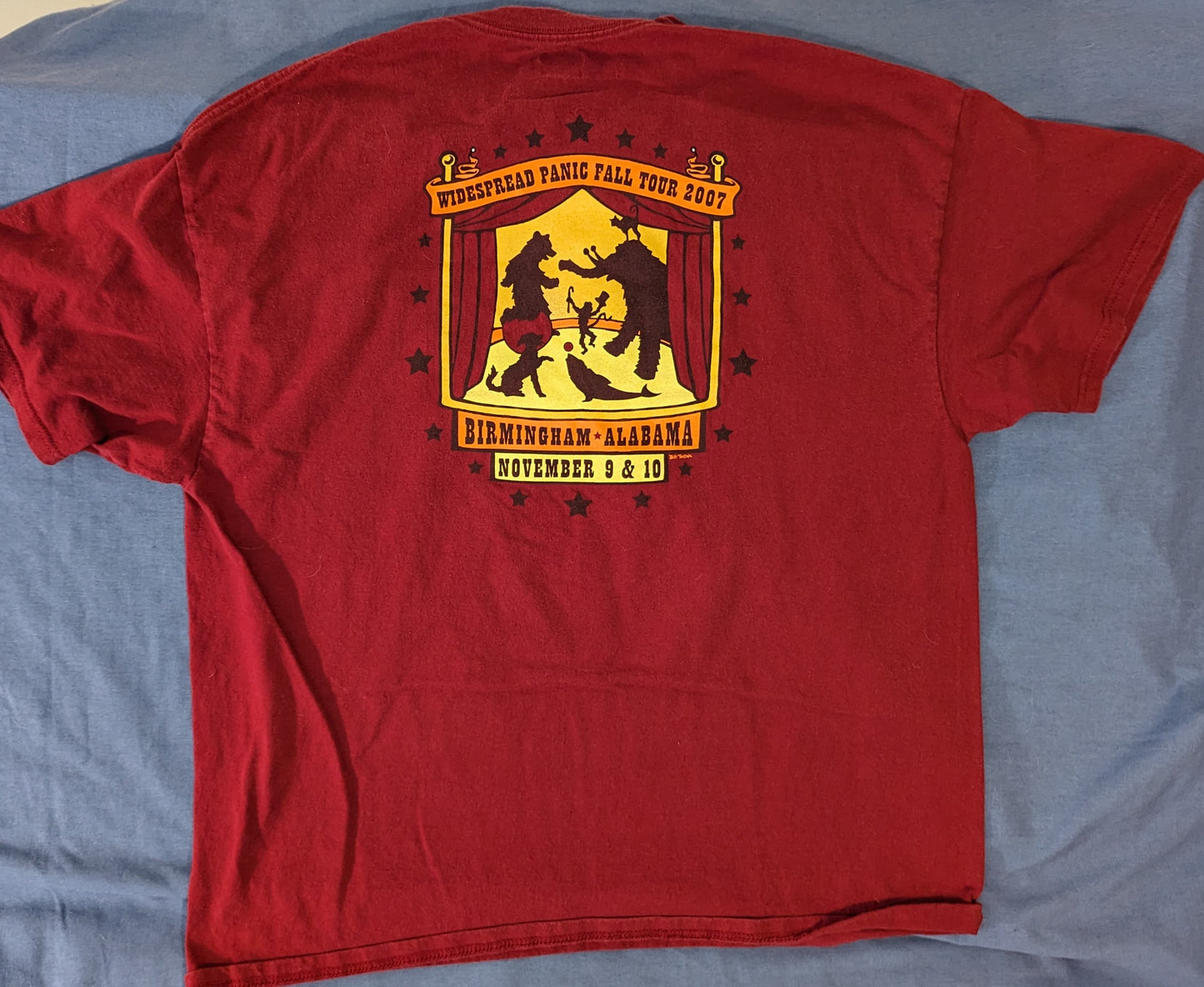 Widespread Panic 2007 Show Shirt XL